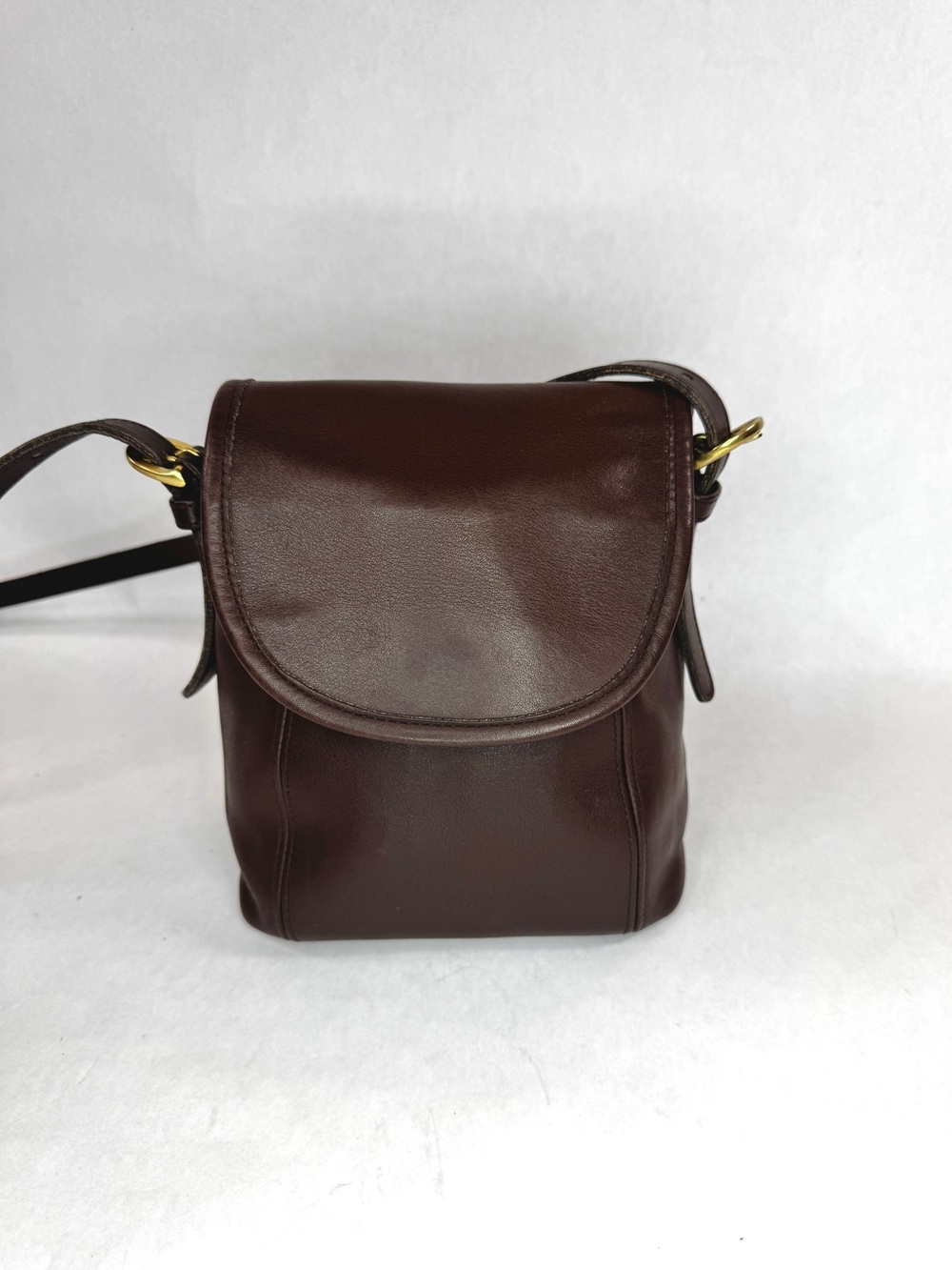 Vintage Coach Soho Small Flap Crossbody Bag 4108 Mahogany 1998
